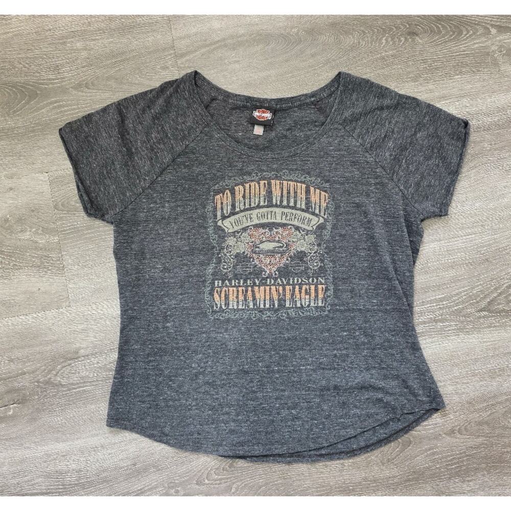 LOT Womens Harley Davidson Tshirts 2X - Picture 8 of 9
